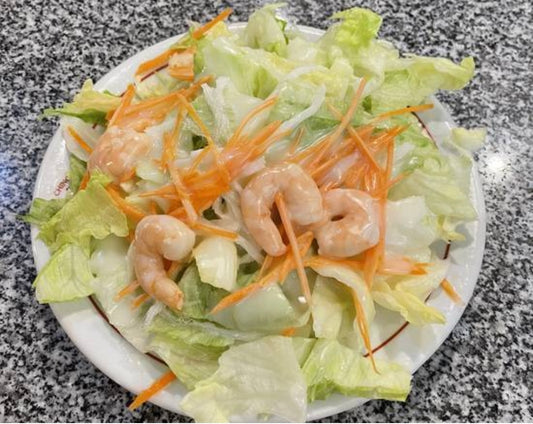 ENSALADA CON GAMBAS
