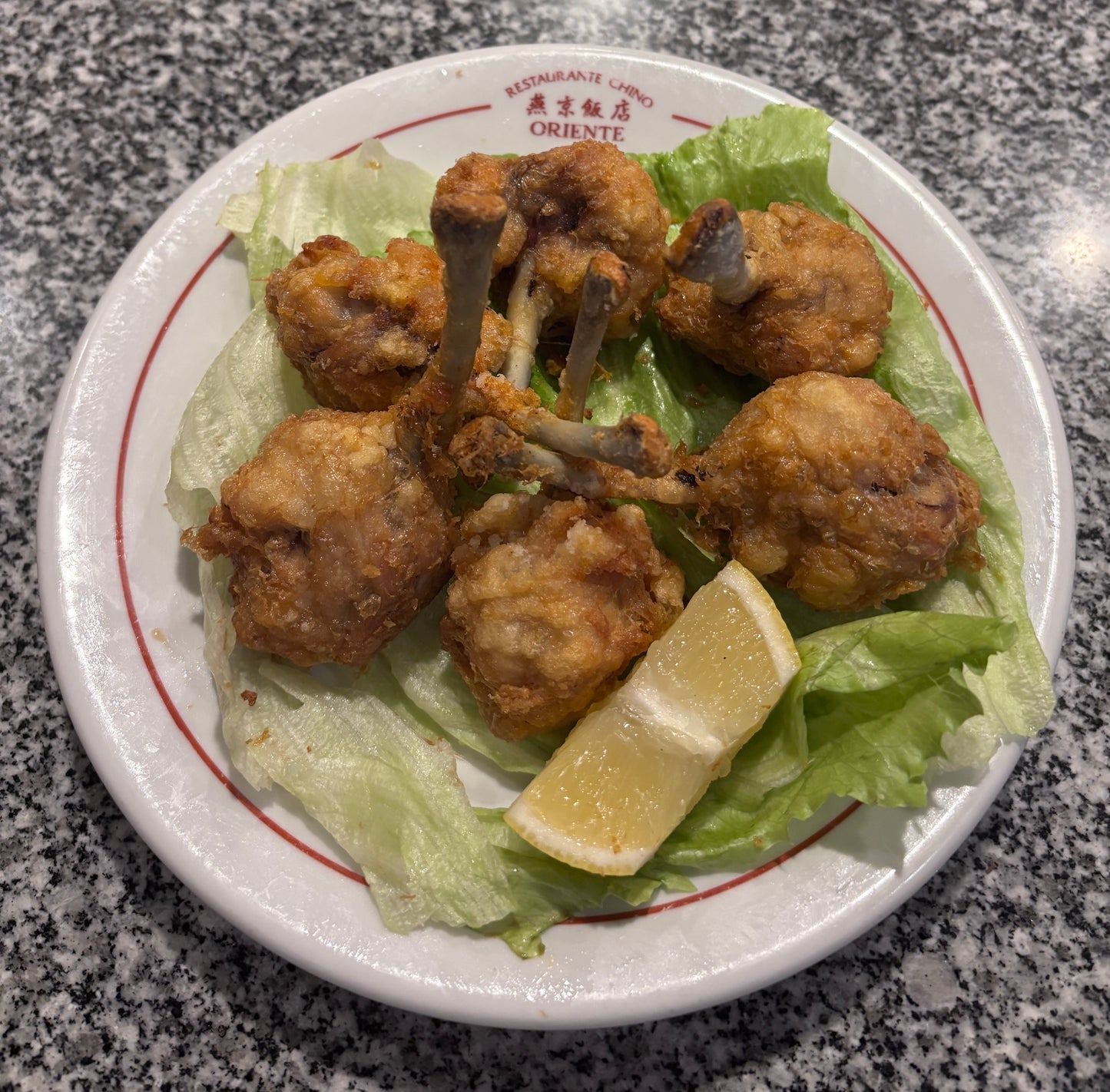 BOLITAS DE POLLO FRITO