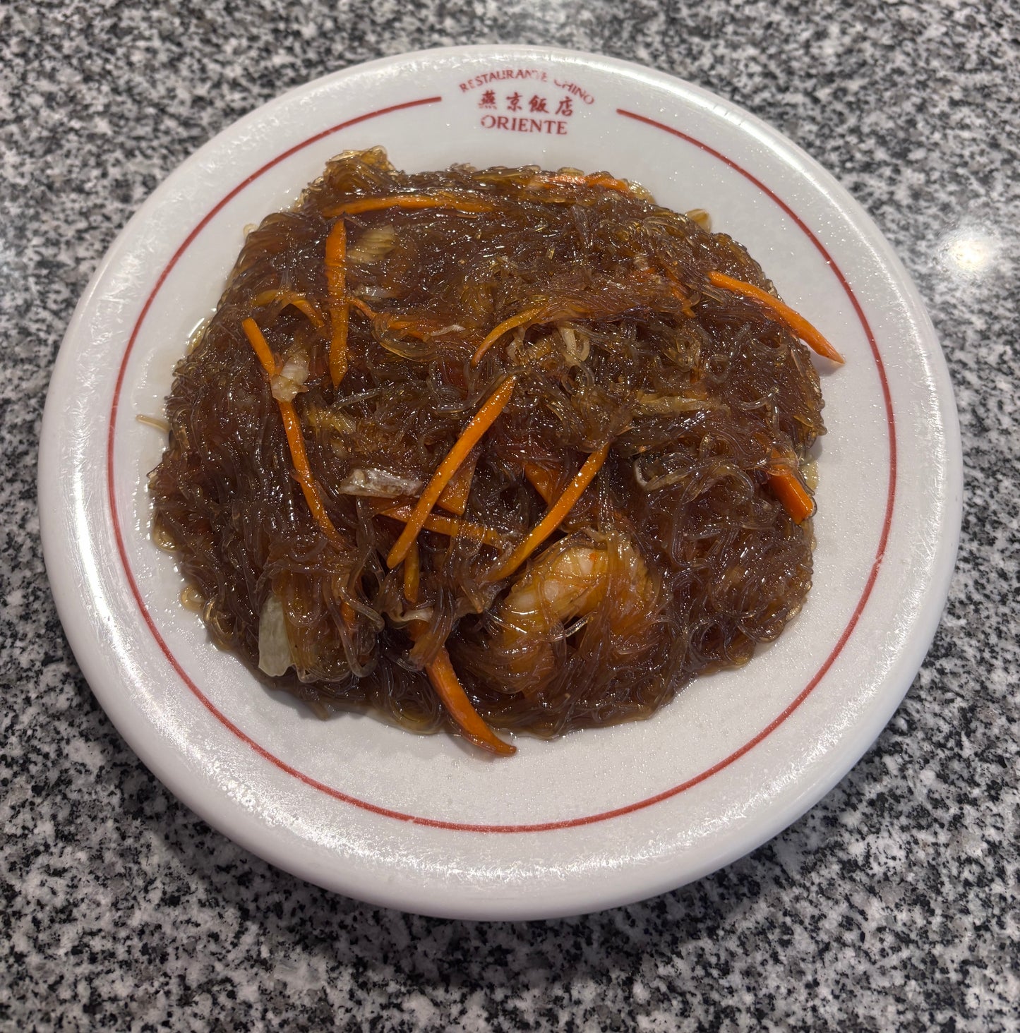 FIDEOS CHINO TRANSPARENTE CON GAMBAS